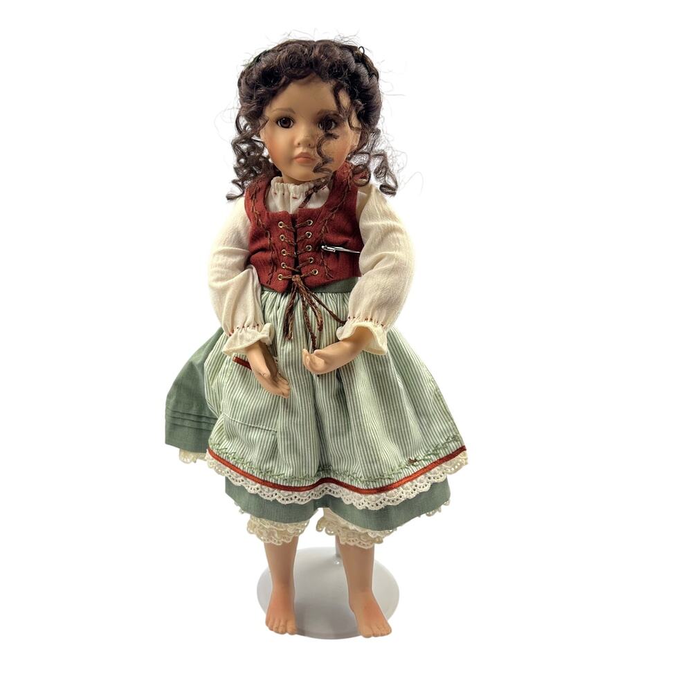 Georgetown Collection The Old‎ Country Maria Porcelain Doll Vintage Linda Mason